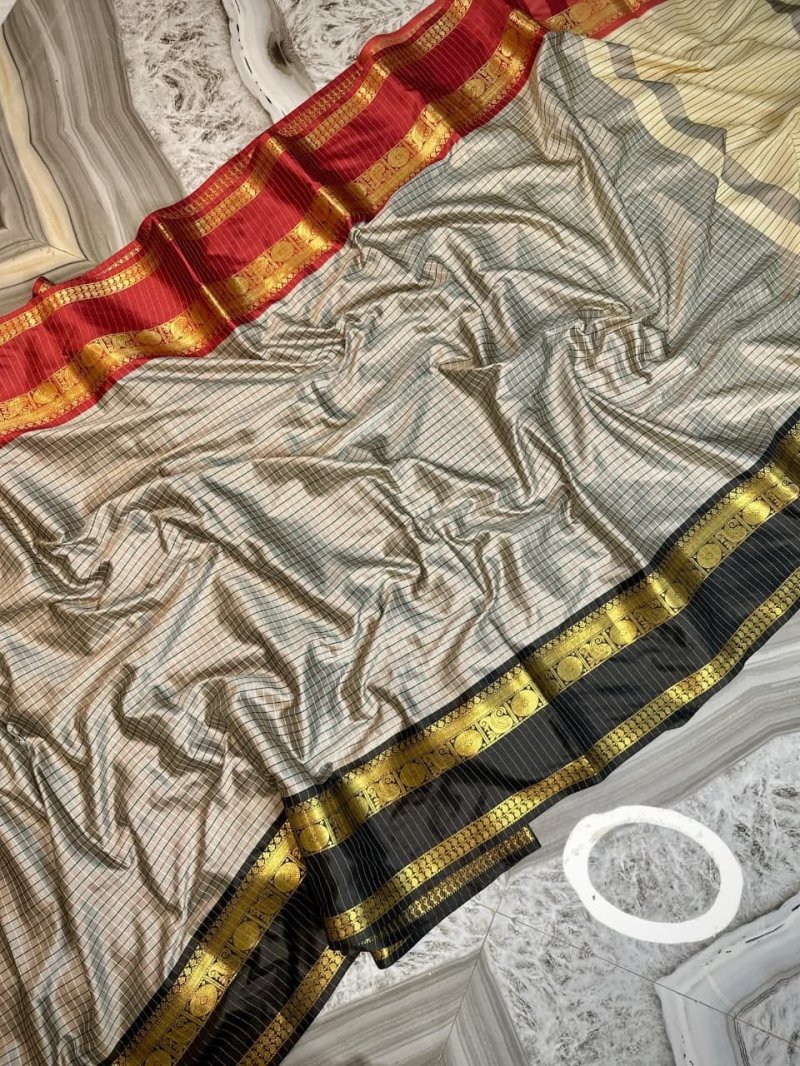 Kaveri By Aab Art Kanchivaram Silk Saree